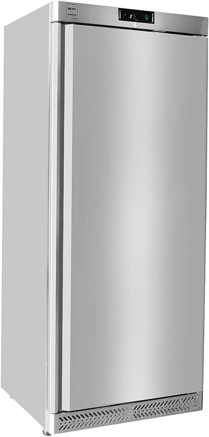 Armoire Réfrigérée Professionnelle en Inox 380L avec Serrure et Étagères Réglables