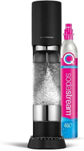 Sodastream Ensō – Système de Gazéification Rapide avec Bouteille Sans BPA et Accessoires, Noir
