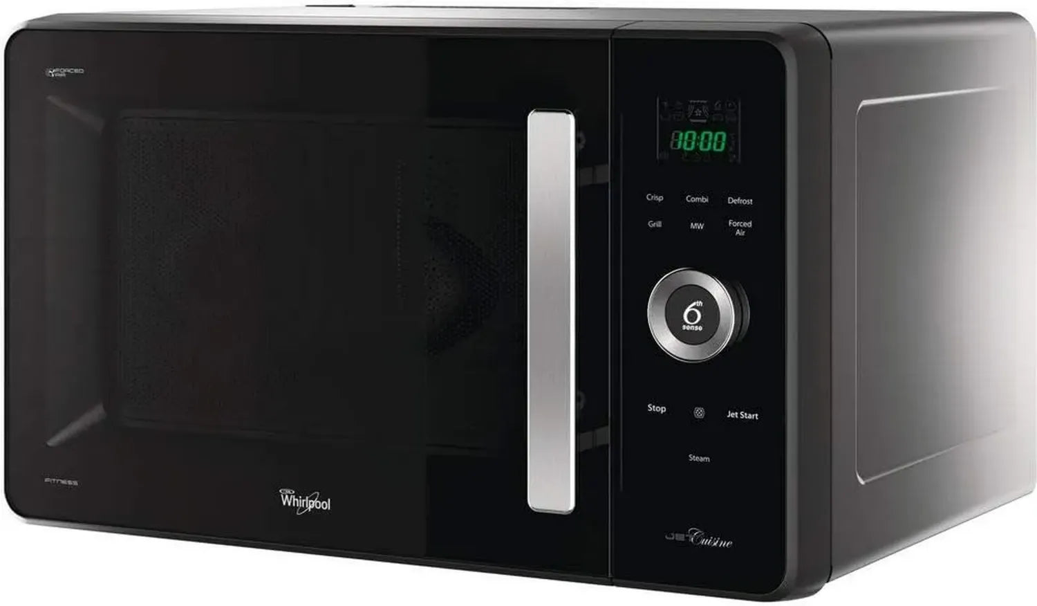 Four micro-ondes Whirlpool JQ 280 SL avec fonction grill, couleur noire