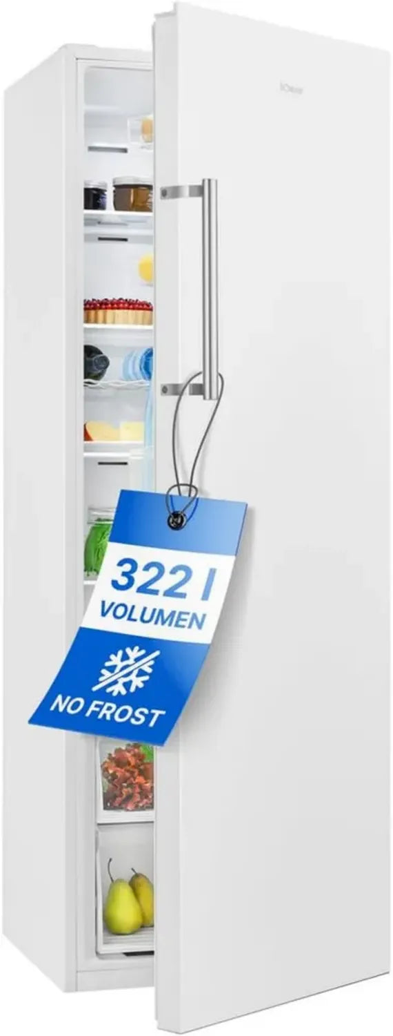 Réfrigérateur colonne Bomann 60 cm, 322L, NoFrost, MultiAirflow, Refroidissement rapide, Économie d'énergie, Modèle VS7345, Blanc