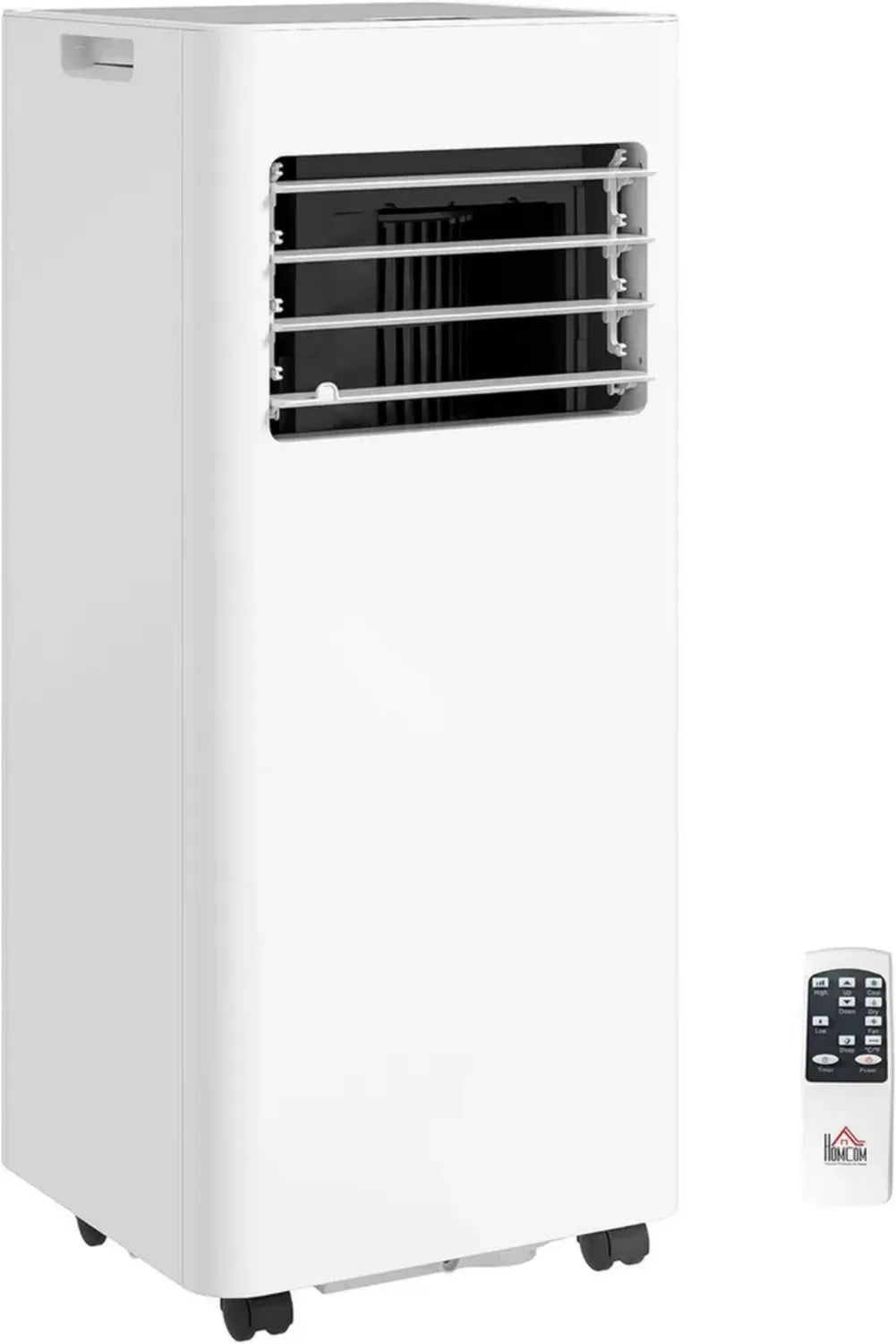 Climatiseur Portable HOMCOM 9000 BTU, Refroidissement 3-en-1 avec Télécommande