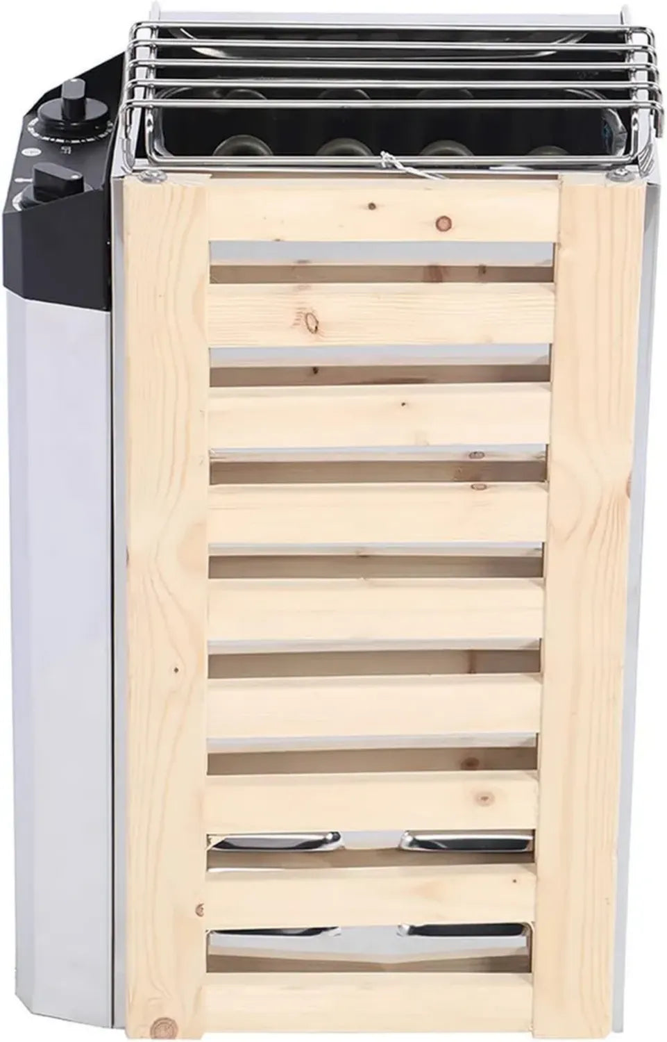 Poêle de Sauna 3KW en Inox avec Contrôle de Température Facile