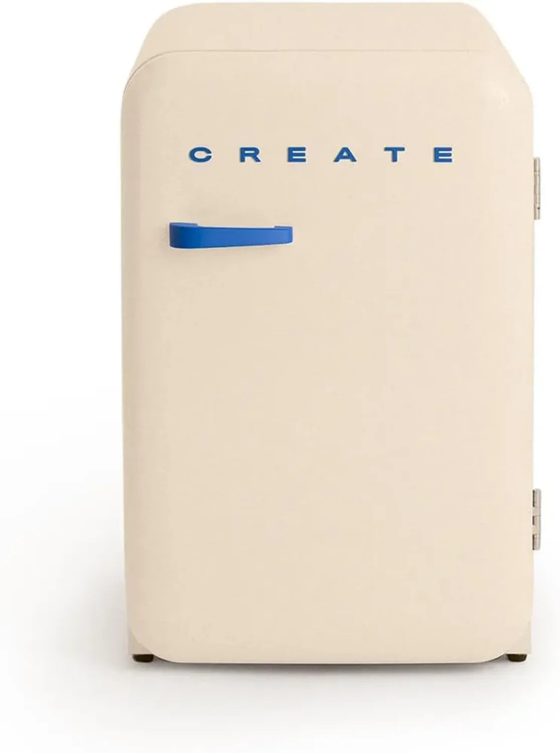 Réfrigérateur Vintage Argenté 83.5L - Économie d'énergie, 2 Étagères, Température Régulable, Porte-bouteilles, 56x54x84cm