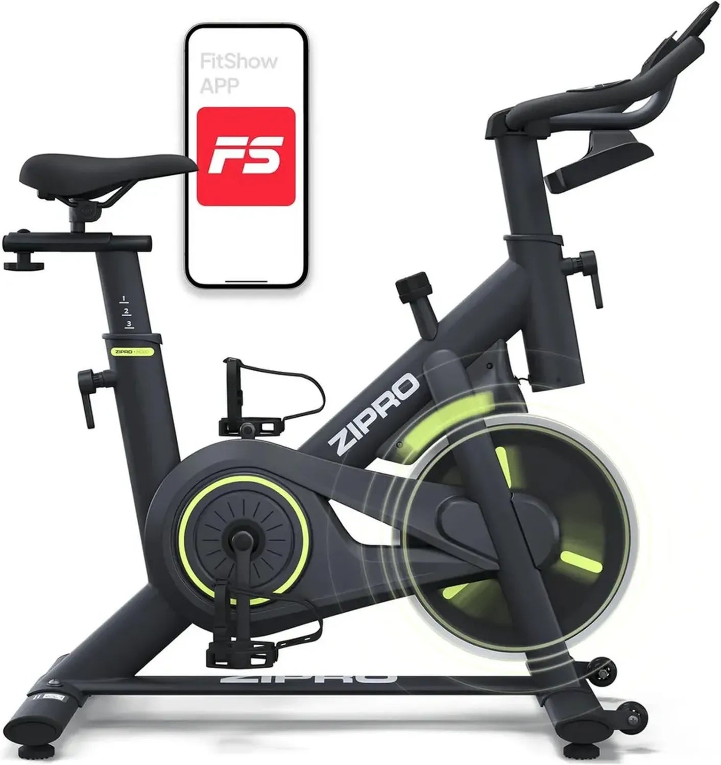Vélo d'Appartement Connecté Silencieux avec Capteur Cardio et Écran LCD pour Entraînement à Domicile, Capacité 120kg