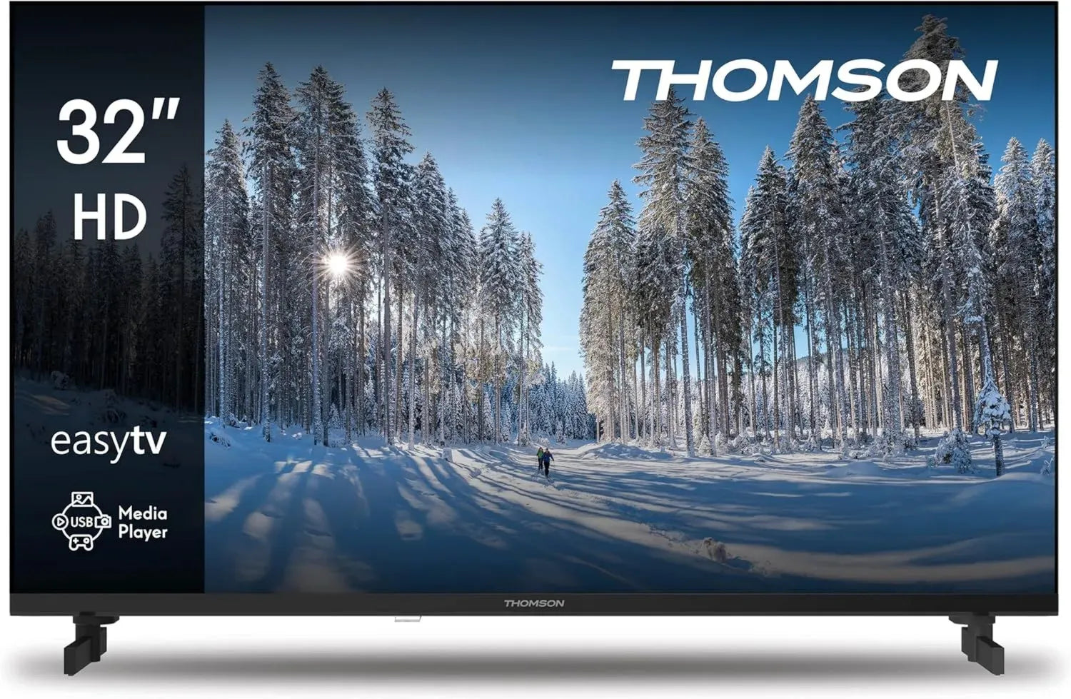 Téléviseur LED HD Thomson 32' - Mode Hôtel, USB, HDMI, Triple Tuner, CI+