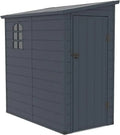 Abri de Jardin en Résine Gris Anthracite 2,09 m² - Modèle Alberto
