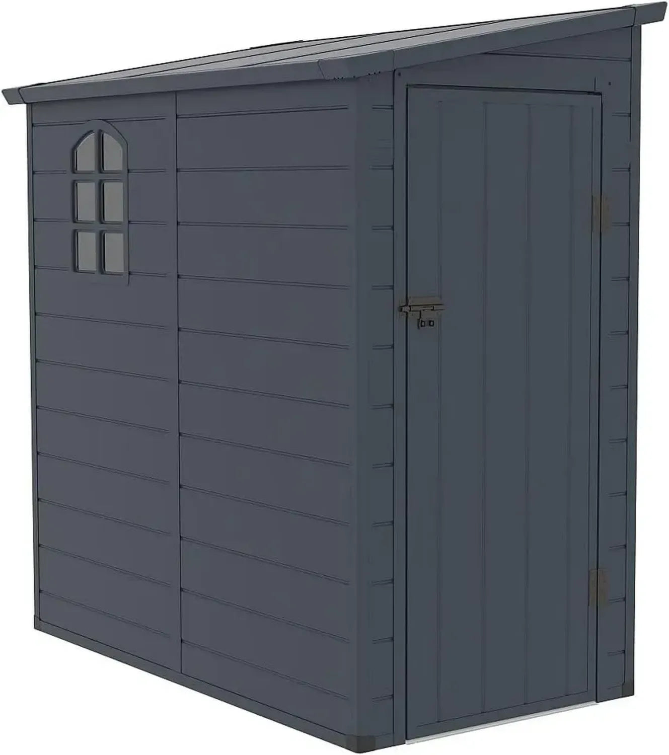 Abri de Jardin en Résine Gris Anthracite 2,09 m² - Modèle Alberto