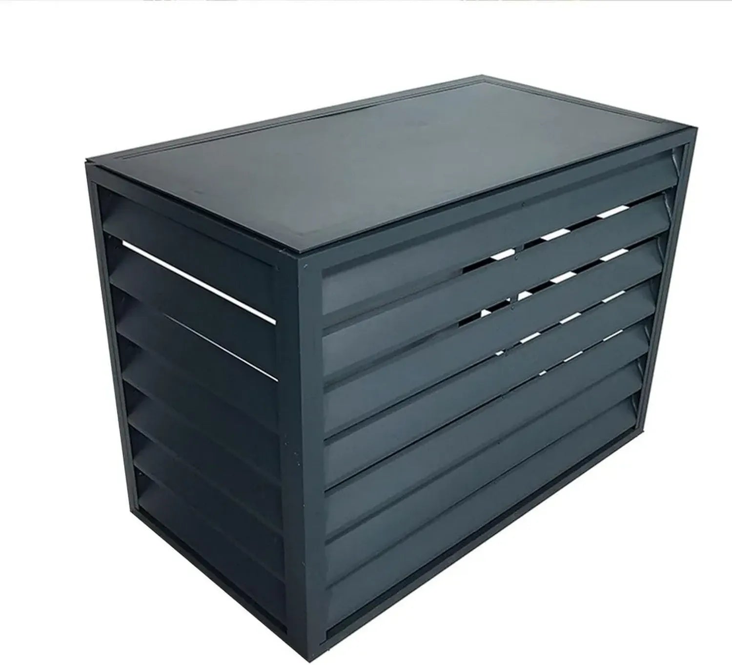 Cache pour pompe à chaleur extérieure en aluminium, déflecteur et couvercle pour climatiseur, adapté aux unités extérieures