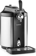 KLARSTEIN Skal - Machine à bière 5L avec système CO2, Écran LED, Version Silencieuse, Argent