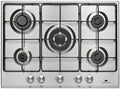 Plaque de cuisson 5 feux Continental Edison - Gaz avec 1 foyer triple couronne en inox
