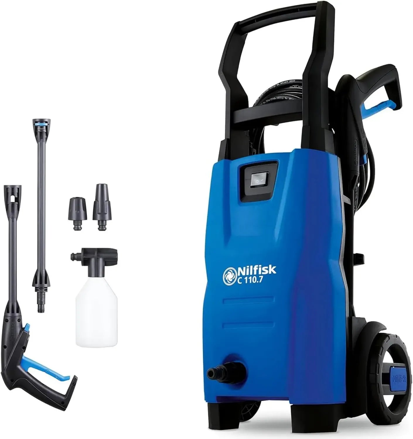 Nilfisk Nettoyeur Haute Pression 110 Bars - Efficace pour Jardin, Terrasse et Voiture (1400 W)