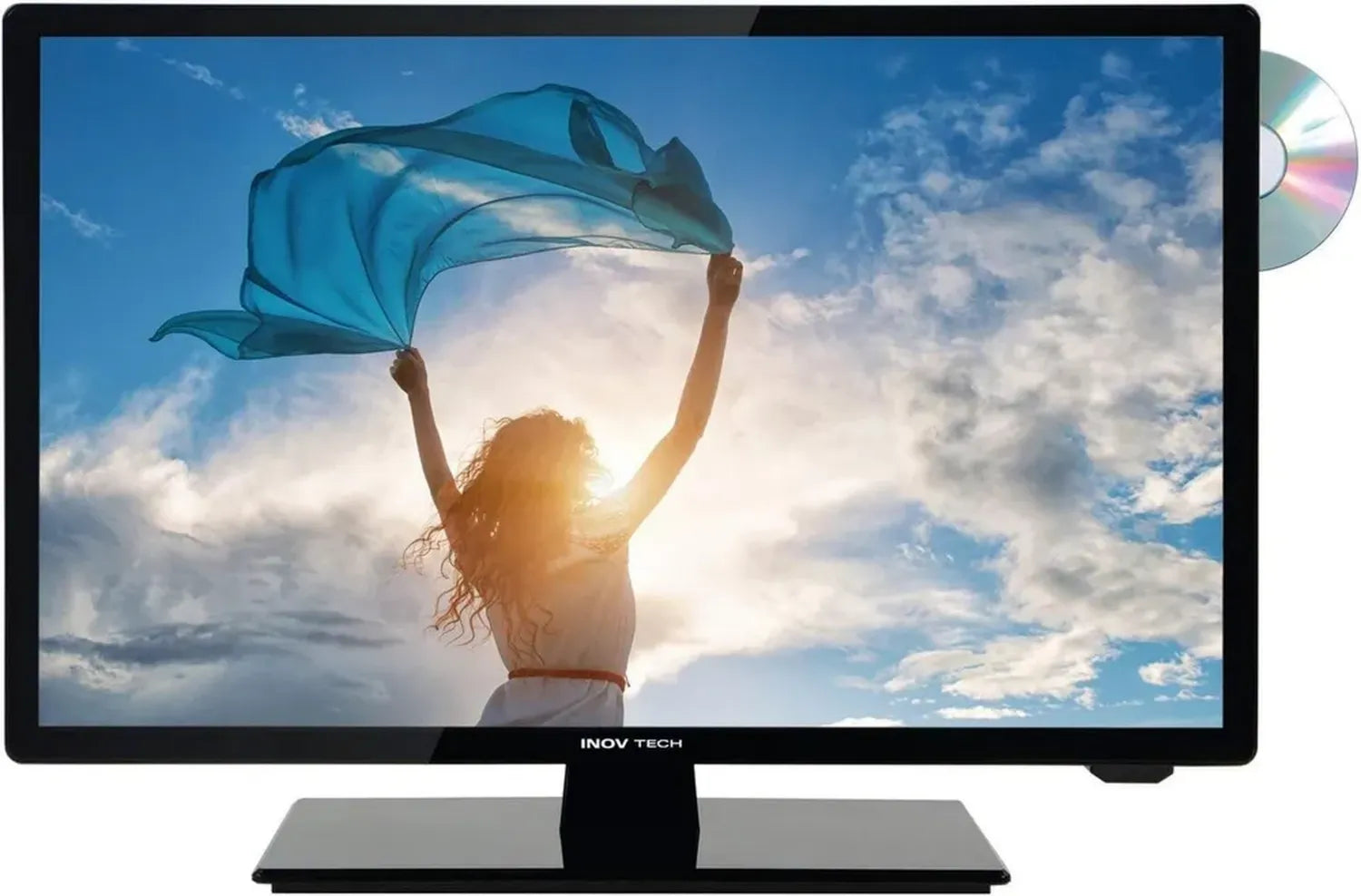 Téléviseur LED Inovtech 24,5'' HD avec Lecteur DVD Intégré
