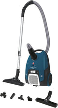 Aspirateur Traîneau Hoover Telios Extra 700W, Silencieux 69 dBA, Capacité XL 3,5L, avec Sac et Filtre EPA 12, Inclus 2 Brosses et Accessoires