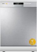 Lave-vaisselle Comfee 60 cm, 12 Couverts, Départ Différé, Demi-Charge, Inox