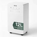 Déshumidificateur Silencieux 12L/Jour Zuvo avec Filtre Charbon Actif, Économie d'Énergie, Réservoir 2L