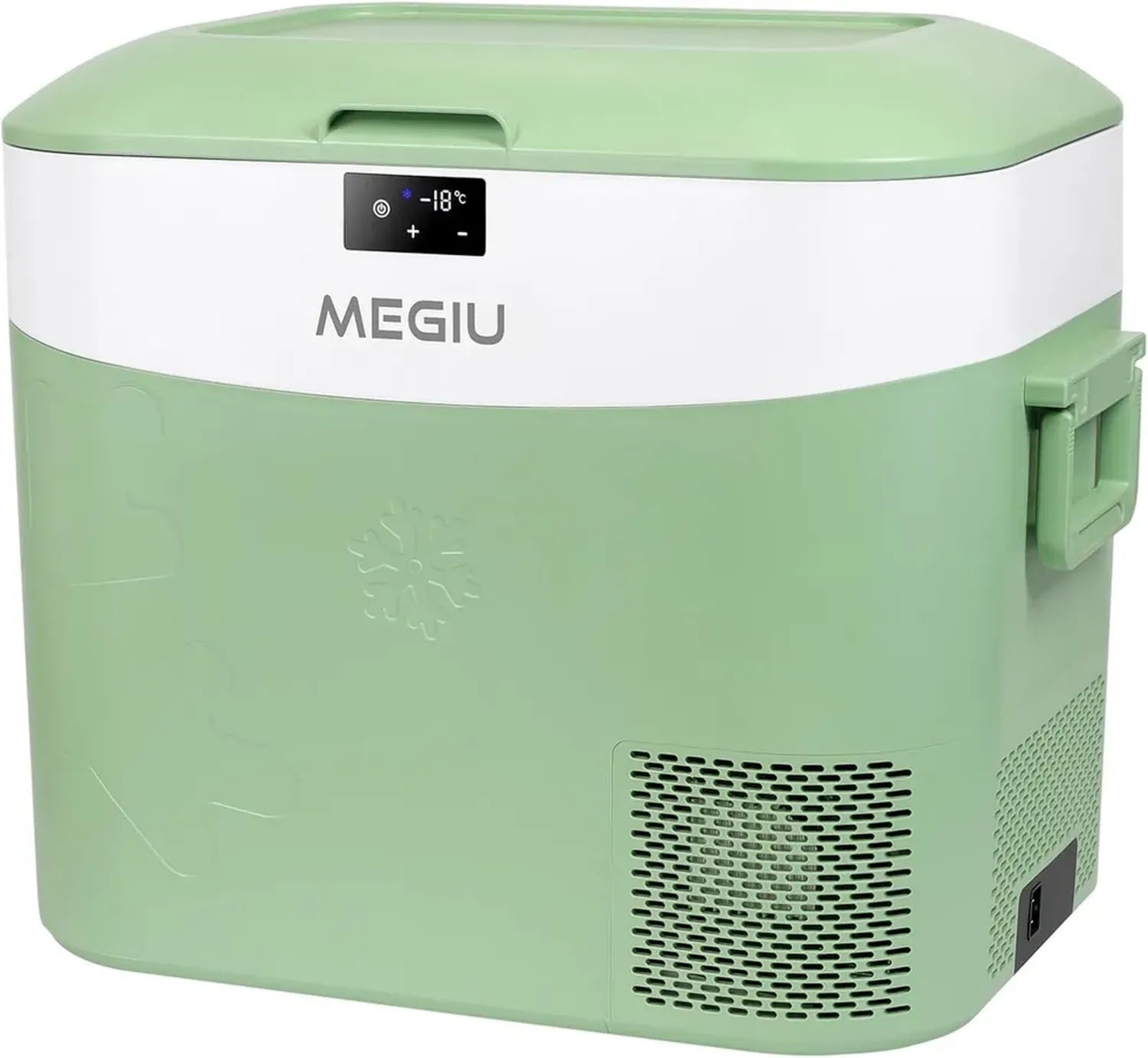 Glacière Portable 12V 23L avec Compresseur, Réfrigérateur Congélateur 12V/24V pour Camping et Voyage