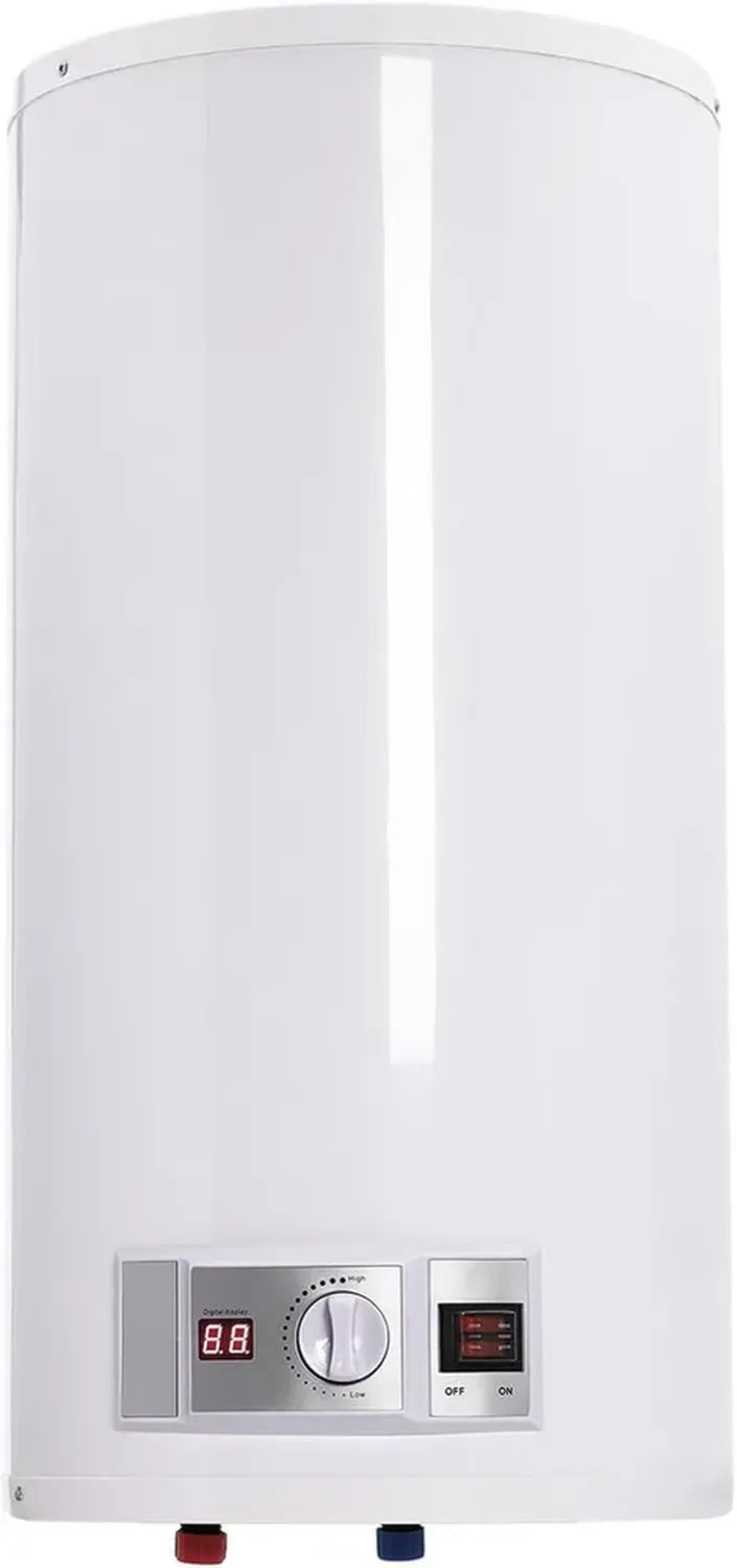 Chauffe-Eau Électrique 80L 2000W avec Douchette, Montage Mural, Idéal Grande Famille, Chauffage Rapide et Économique, IPX4, Blanc