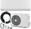 Climatiseur réversible mural 12000 BTU Goplus avec WiFi et pompe à chaleur, classe énergétique A++/A+, fluide R32, écran LED, 7 modes, 8 vitesses, fonction chaud et froid