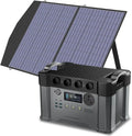 Générateur Solaire Portable ALLPOWERS S2000Pro 1451Wh avec Panneaux 100W, Charge Rapide 80% en 1h, 4 Prises AC 2400W, Idéal pour Camping et Jardin