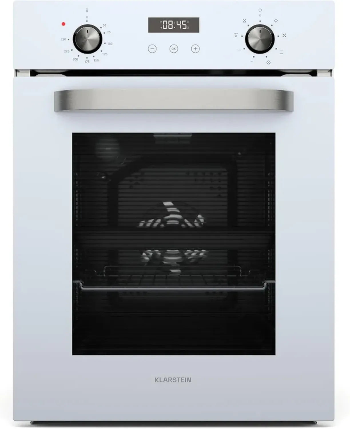 Four Encastrable SmartSlim 49 L - 9 Fonctions, Nettoyage Vapeur, Minuterie Intégrée, Gril Ventilé, Efficacité A, Design Noir Élégant