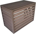 Cache en aluminium pour climatiseur extérieur, protection décorative pour unité extérieure