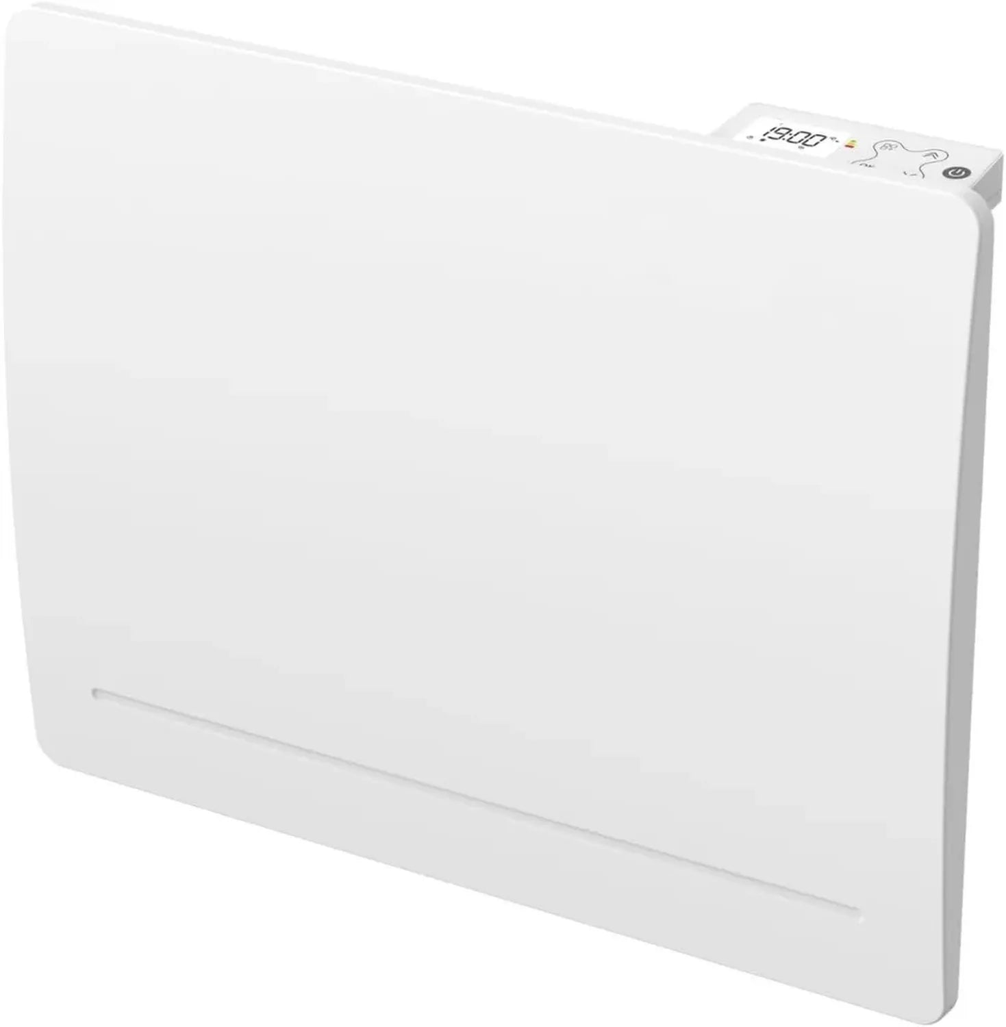 Radiateur électrique à inertie sèche 1000W avec thermostat programmable, blanc, garantie 3 ans