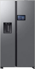 Réfrigérateur Samsung RS90F65EDTEF, 621L, congélateur côte à côte, distributeur d'eau et glaçons, commande vocale AI, finition inox