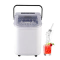 Machine à glaçons compacte 1,1 L, produit 9 glaçons en 7 minutes, adaptée pour maison, bureau, fête