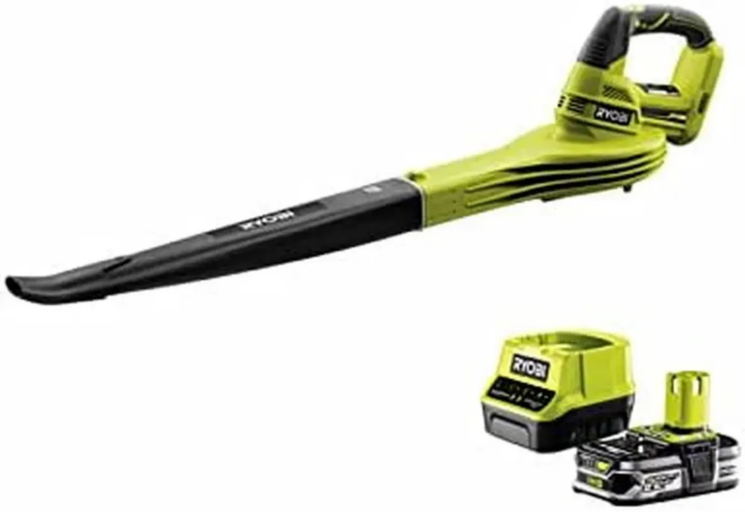 Ensemble RYOBI Souffleur 18V One+ avec Batterie 2.5Ah et Chargeur Rapide