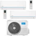 Climatiseur Midea Dual Split Inverter EVOLUTION 9+9, Wi-Fi, R-32, A++