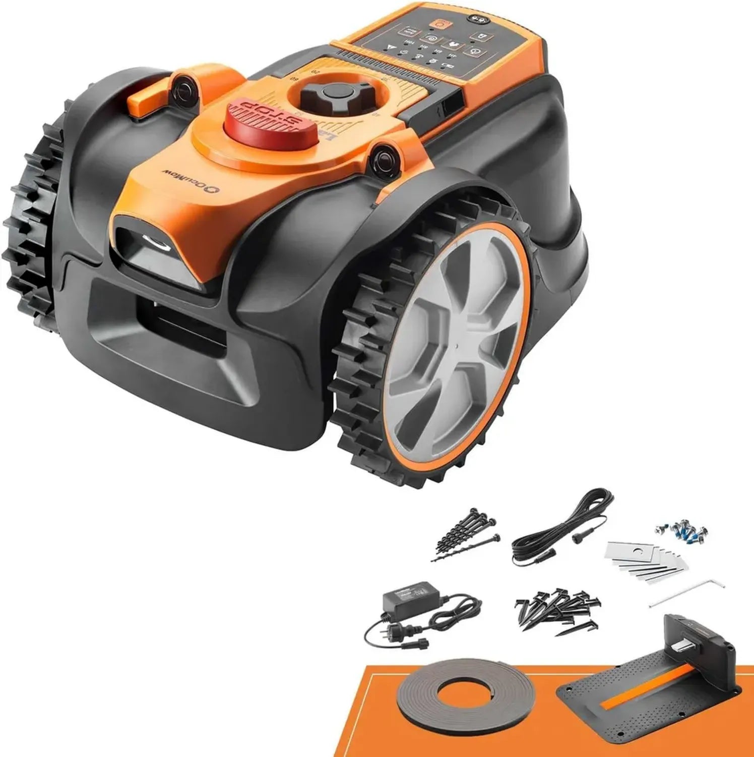 Tondeuse Robotisée Sans Fil Lawnmaster OcuMow® 16 - Évitement d'Obstacles Intelligents, Navigation Optique, Pour Pelouses Jusqu'à 300 m²