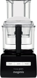 Magimix Robot Culinaire 5200 XL Noir - Multifonction 3,6L avec Accessoires - Moteur Silencieux - Idéal pour Grandes Familles - Fabriqué en France