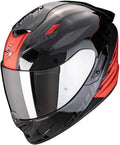 Casque Moto EXO 1400 EVO 2 Air Noir et Rouge