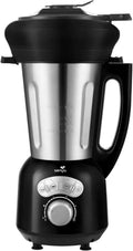Blender Chauffant Senya 1400W, Mixeur Soupe et Smoothies 1,5L, Cuisson Vapeur avec Panier Silicone 2L