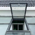 Puits de lumière pour combles et vérandas avec verre trempé 85x90 cm - Fenêtres ventilées pour toits plats et inclinés
