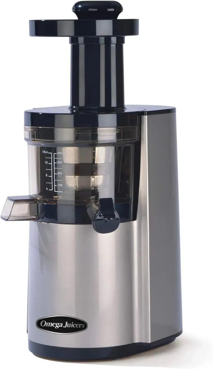 Omega Extracteur de Jus Vertical Haut de Gamme Argenté