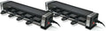 Rotel - Ensemble de 2 appareils à raclette connectables pour 8 personnes, Acier inoxydable et fonte d'aluminium