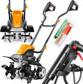 Motobineuse Électrique 1500W MASKO, Largeur 45cm, Profondeur 20cm, Orange