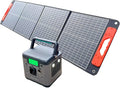 Générateur Solaire Portable 500W avec Panneau Pliable 100W – Recharge Rapide AC/DC/USB/Type-C – Idéal pour Camping et Urgences