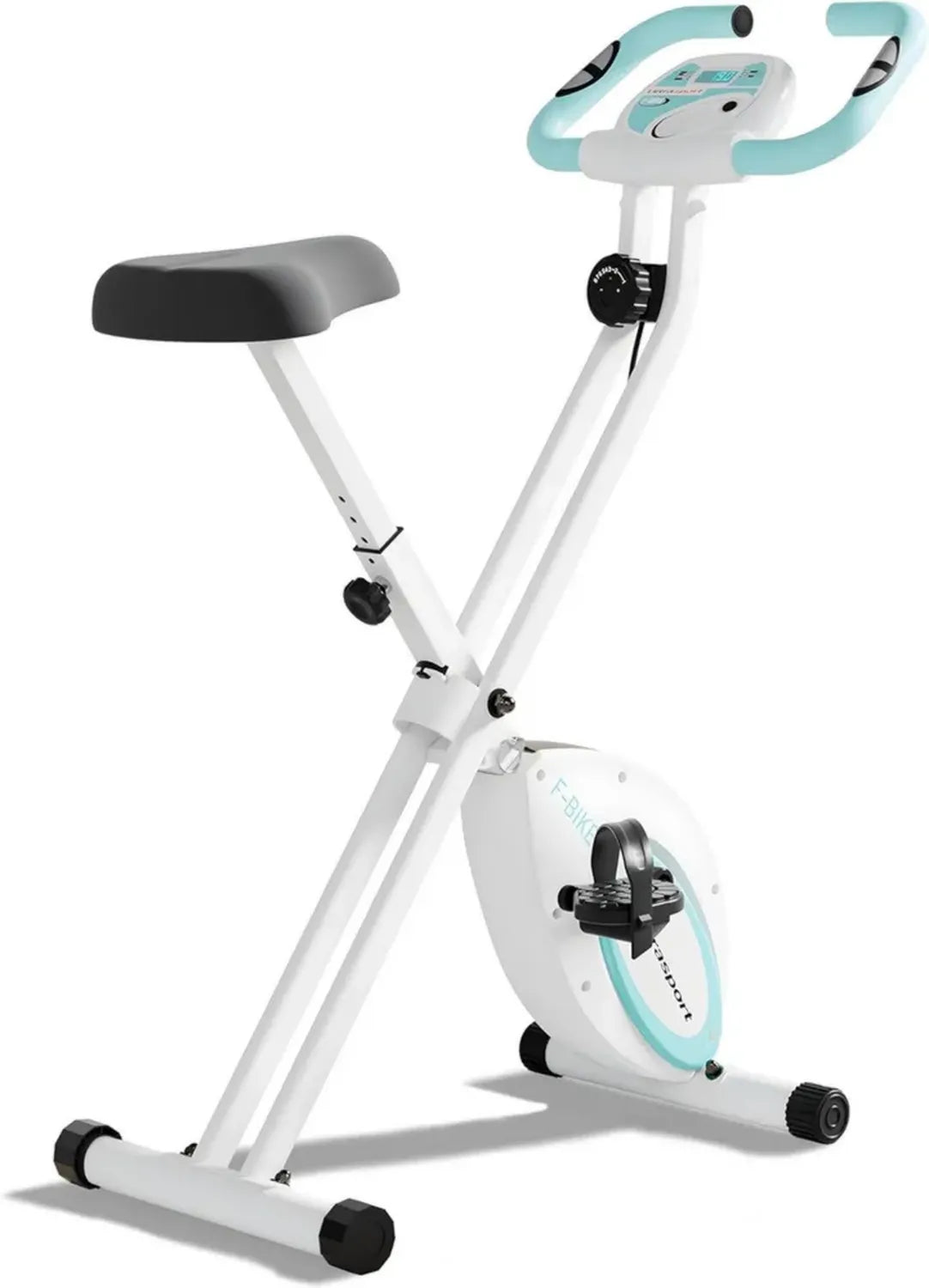 Vélo de Fitness Pliable Ultrasport, Silencieux et Confortable, Capacité 130 kg
