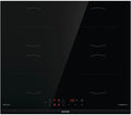 Plaque à Induction Gorenje 60 cm - Commandes Tactiles - Boost de Puissance - Minuterie - Sécurité Enfant - Indicateur de Chaleur - Noir