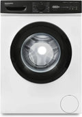 Lave-linge frontal Daewoo 8 kg Blanc/Noir