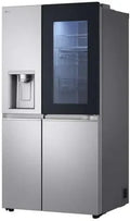 Réfrigérateur américain LG avec écran tactile, 601L, inox