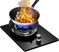 Réchaud à Gaz Portable avec Plaque en Verre Trempé, Brûleur Unique pour Cuisine Caravaning et Camping (GPL)