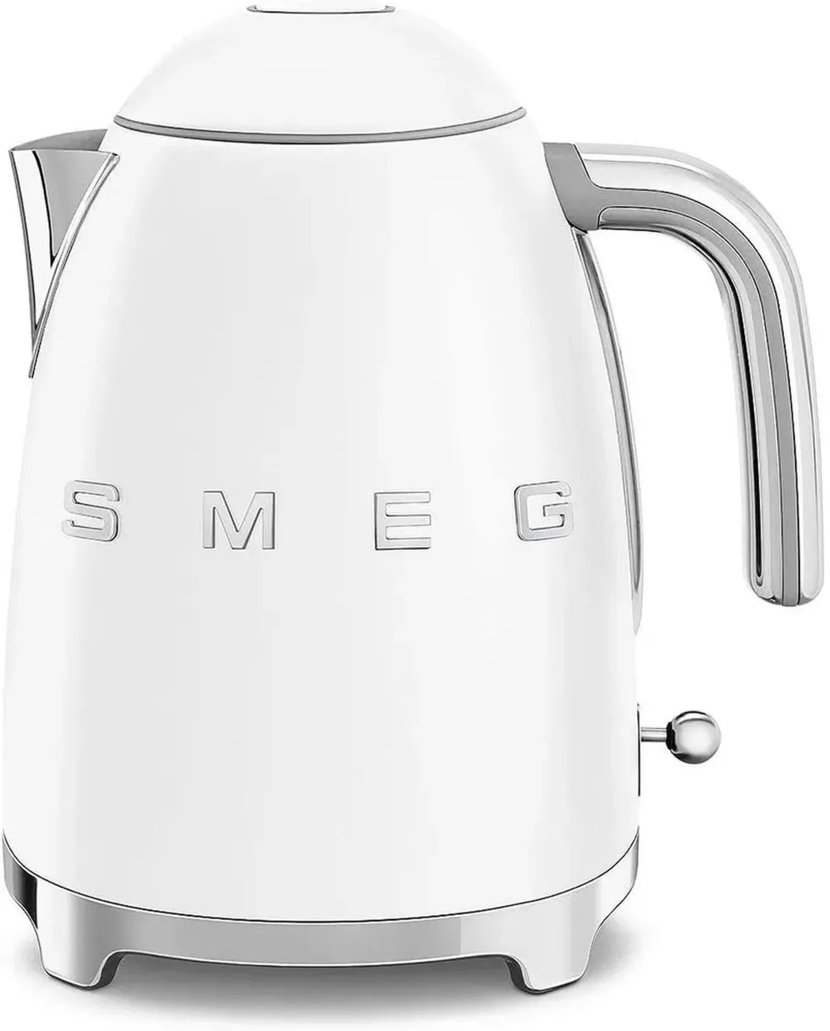 Bouilloire Électrique Sans Fil 1.7L 2400W Blanc Mat Design Moderne