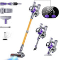 Aspirateur Balai sans Fil 450W 40KPA avec Écran Intelligent, 50 Min d'Autonomie - Modèle 2025, Idéal pour Poils d'Animaux, Tapis et Sols Durs