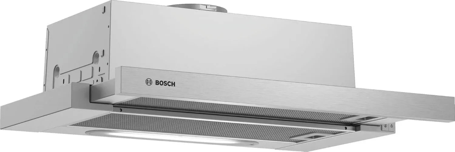Bosch Hotte Télescopique Inox 60 cm, Puissance Silencieuse