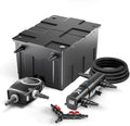 Ensemble de Filtration SunSun Bassin: Filtre CBF-550 60000L, Pompe NEO10000 10000L/h, Clarificateur UV 36W, Tuyau 25m