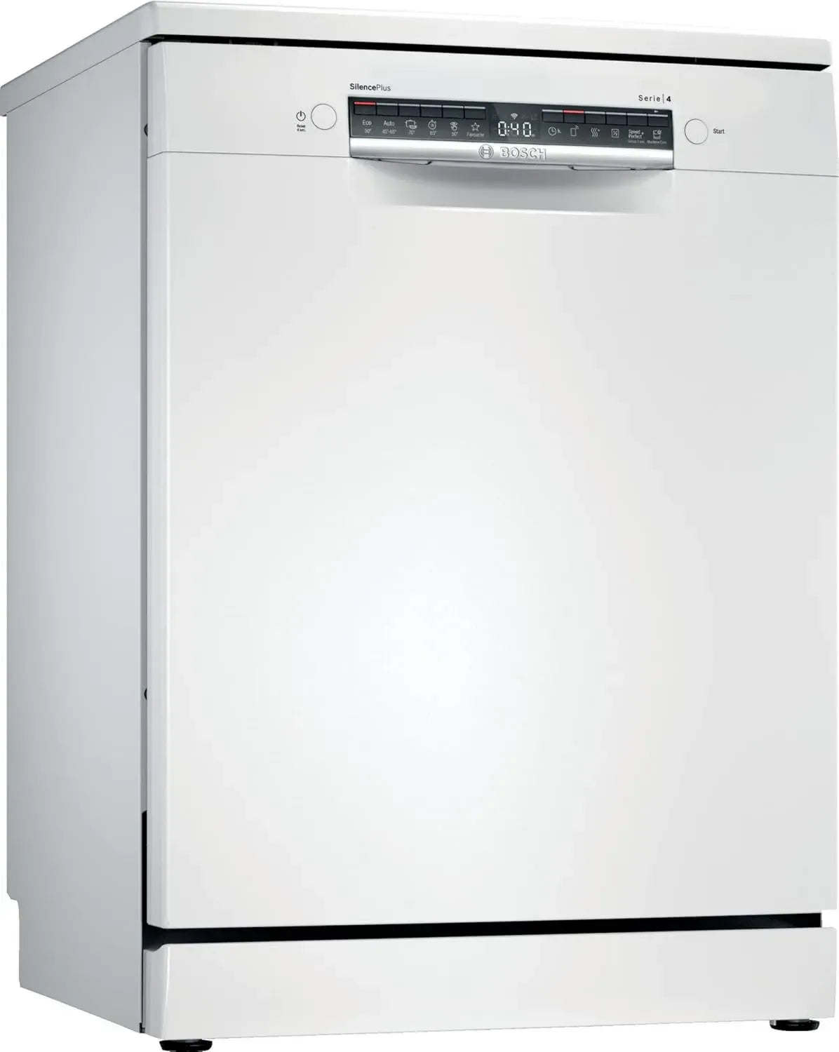 Lave-vaisselle Bosch 60cm Série 4, 12 couverts, Home Connect, EcoSilence, Blanc