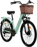 Vélo Électrique Urbain 26'' pour Adultes avec Batterie Lithium 48V, Moteur 250W